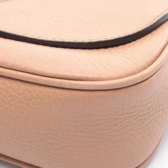 Gucci Shoulder Bag Soho Interlocking Beige Leather - Picture 5 of 6